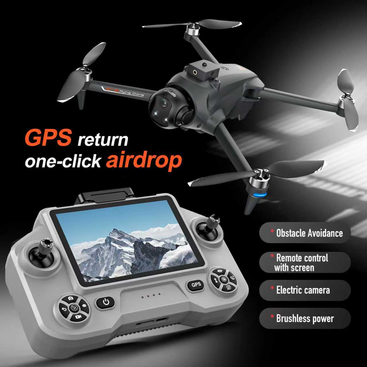 Drone Gimbal 2 Axis - Dron YL059 FPV GPS Quadcopter 8K