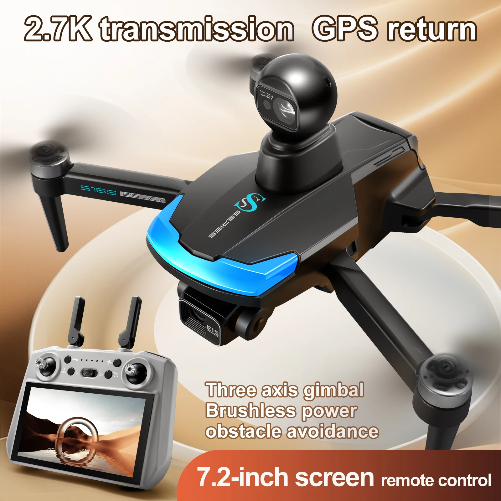 S185 Profesjonalny dron 2.7K H – Drone Gimbal 3 Axis recenzja i cena